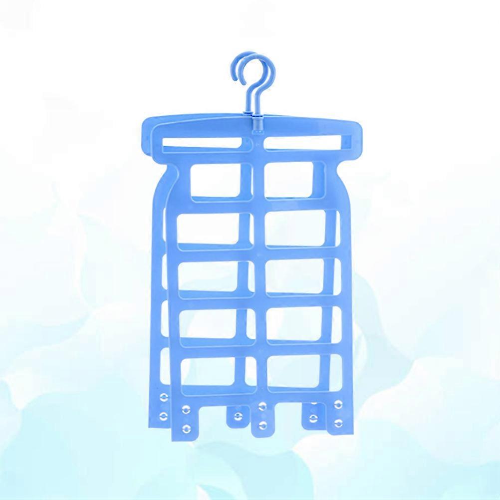 Plastic Drying Rack Multifunctional for Home Use Blue