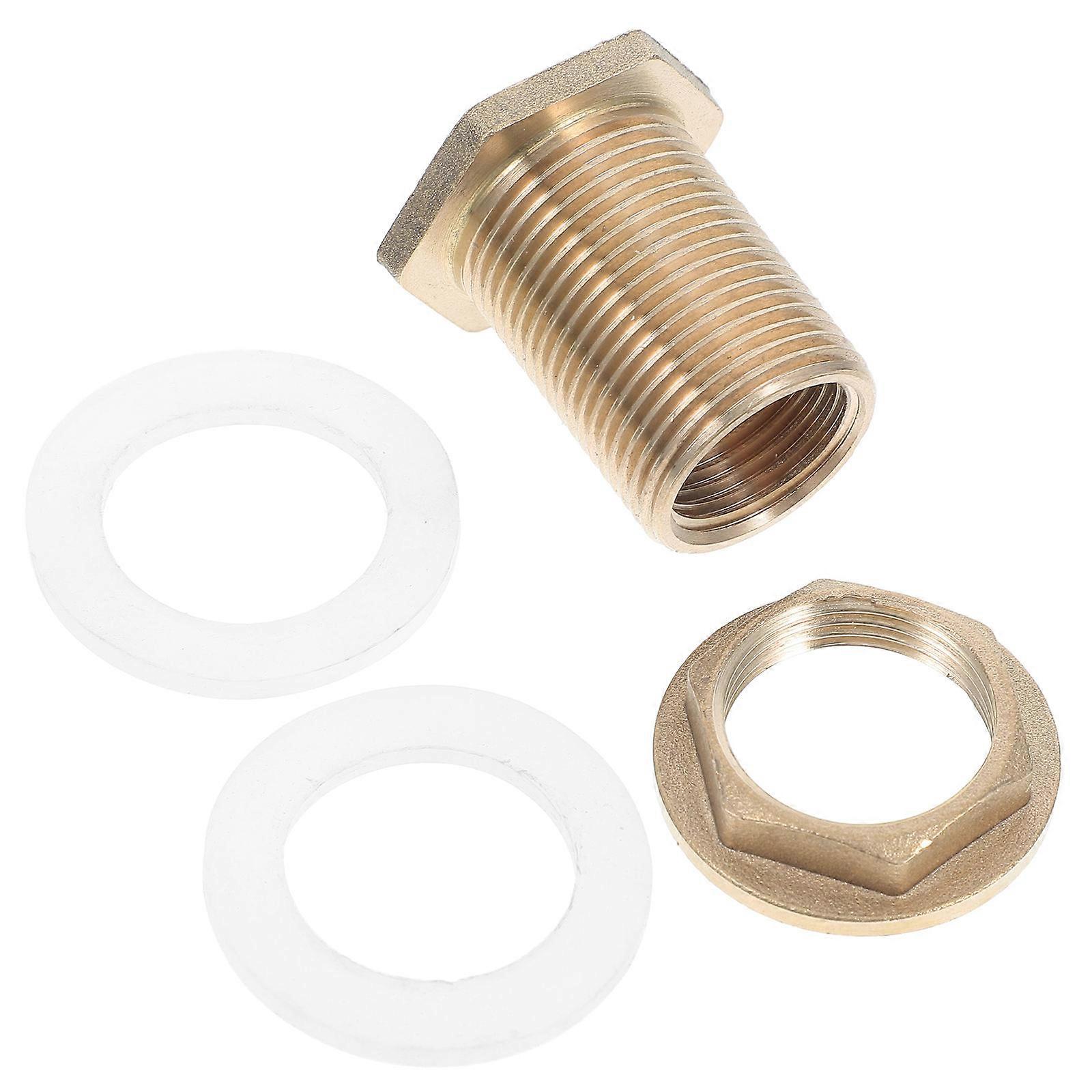 Water Tank Hose Connector Brass Adapter Thread Bulkhead