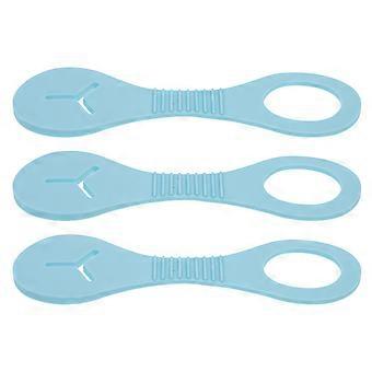 Poop Bag Dispenser for Storage 3Pcs Hand Free Dog Walking Supplies Blue