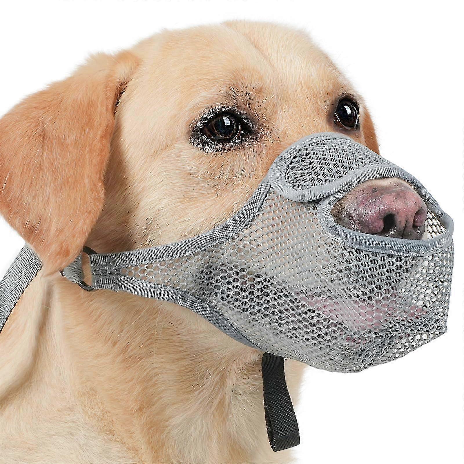 Breathable Adjustable Mesh Dog Muzzle
