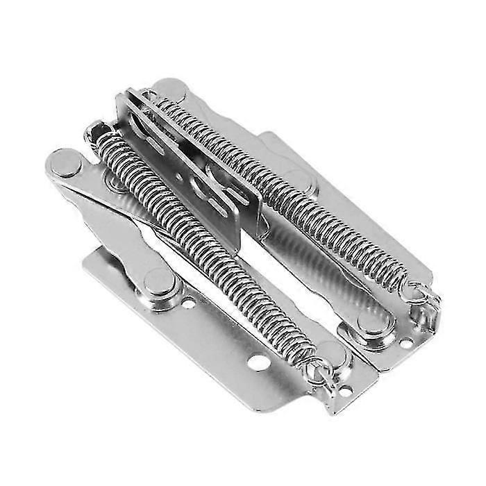 Furniture hinge for folding sofa with spring feature