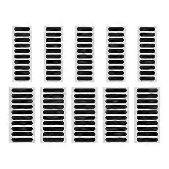 Stofwerende netsticker voor mobiele telefoonluidspreker, zwart, verpakking van 100 stuks.