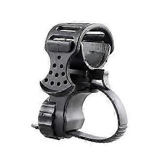 Stable Bicycle Light Mount Good Toughness ABS 360 Degree Rotatable Bike Lamp Clip