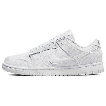 Nike Dunk ESS 'White Paisley' Canvas Låga Skateboardskor Dam Vita DJ9955-100