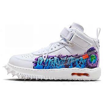 Nike X Off White Air Force 1 Mid 'Graffiti' DR0500-100