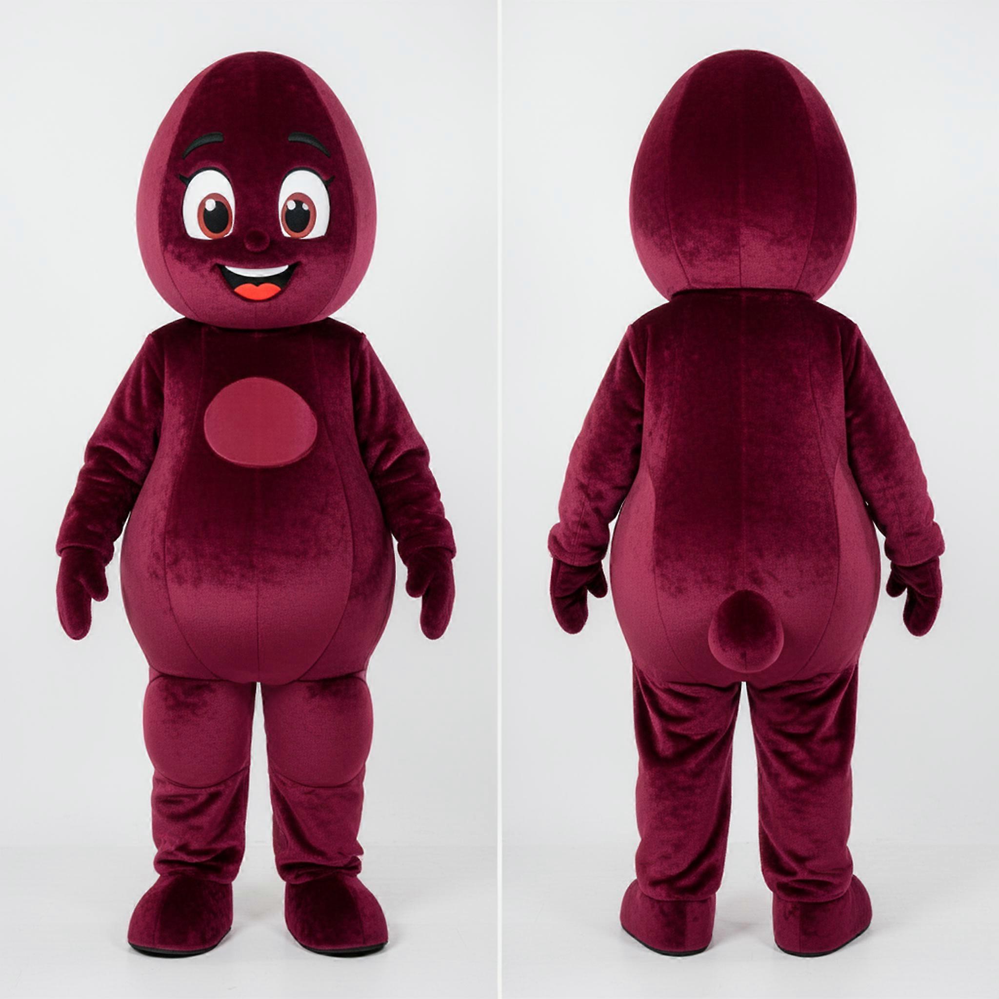 MASTICOT Maroon Playful Juggle Mascot