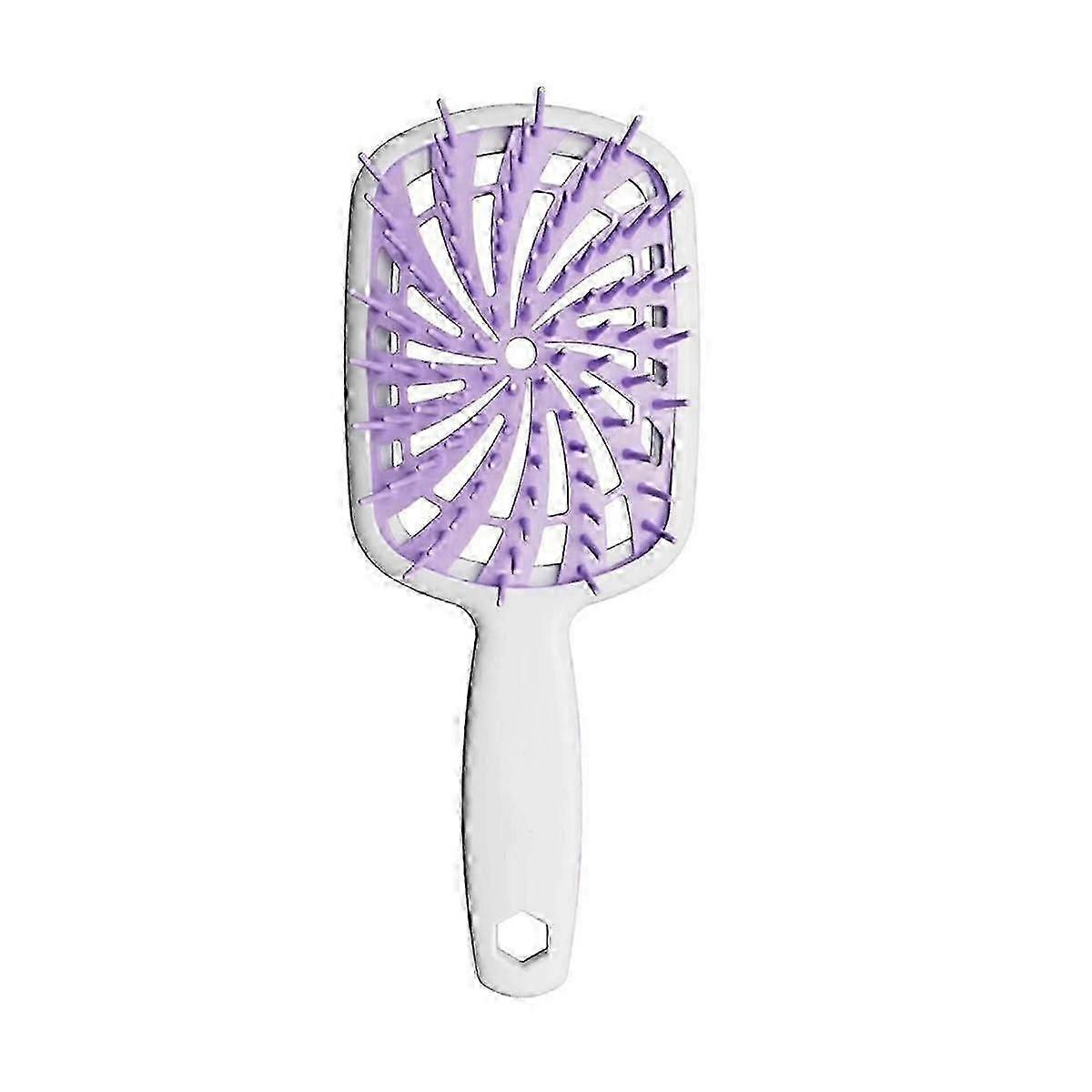 Brosse à cheveux utilisable sur cheveux secs ou mouillés, antistatique, idéale pour tous types de cheveux, longs, épais et bouclés, massage du cuir chevelu.