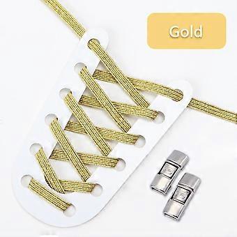 Brand Glitter Shoelaces without ties Elastic Laces Sneakers Tennis No Tie Shoe laces Kids Adult Wide Shoelace Shoe Accessories