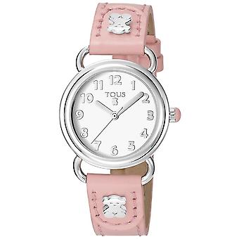 Tous watches baby bear watch for Women Analog Quartz with Cowhide Bracelet 500350180