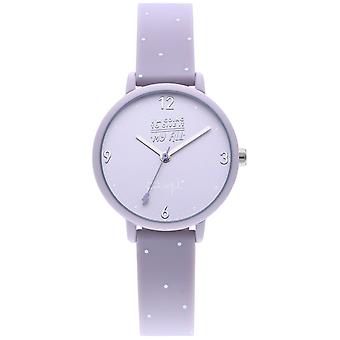 Mr underbar Happy Hour klocka för kvinnor Analog Quartz med silikonarmband WR35301