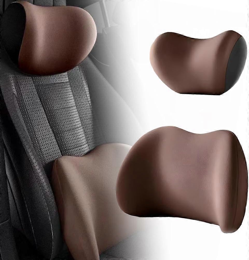 Ergonomic Adjustable Breathable Car Headrest Lumbar Support Set