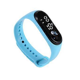 Kawaii Smartwatch für Kinder, modisch, wasserdicht, für Outdoor- und Sportaktivitäten, digitale Armbanduhr aus Silikon, für Jungen und Mädchen.