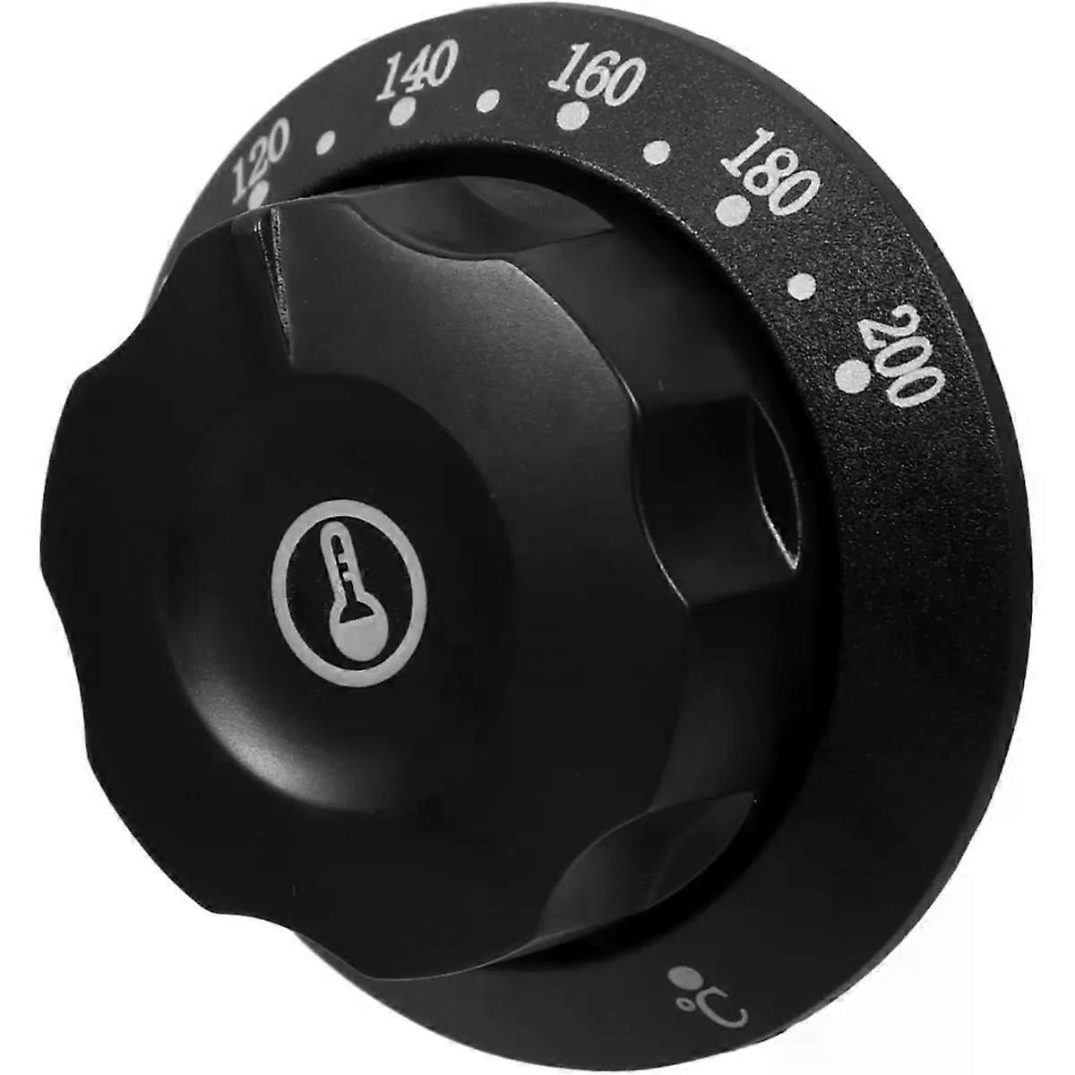 Oven Stove Knobs Replacement Thermostat Knob Cover Black