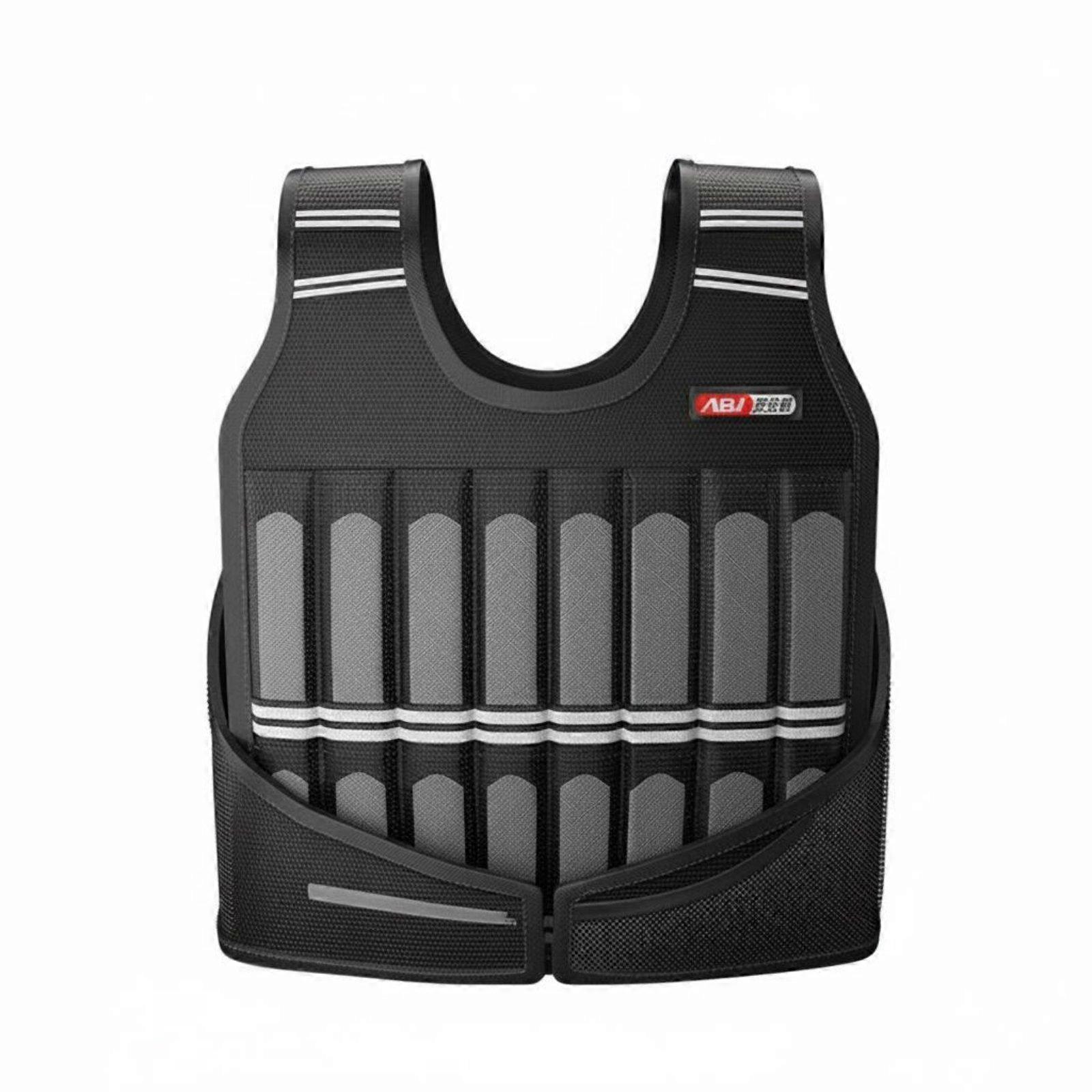 Weighted Running Vest Removable Weights Adjustable Weight Vest Multiple Pockets