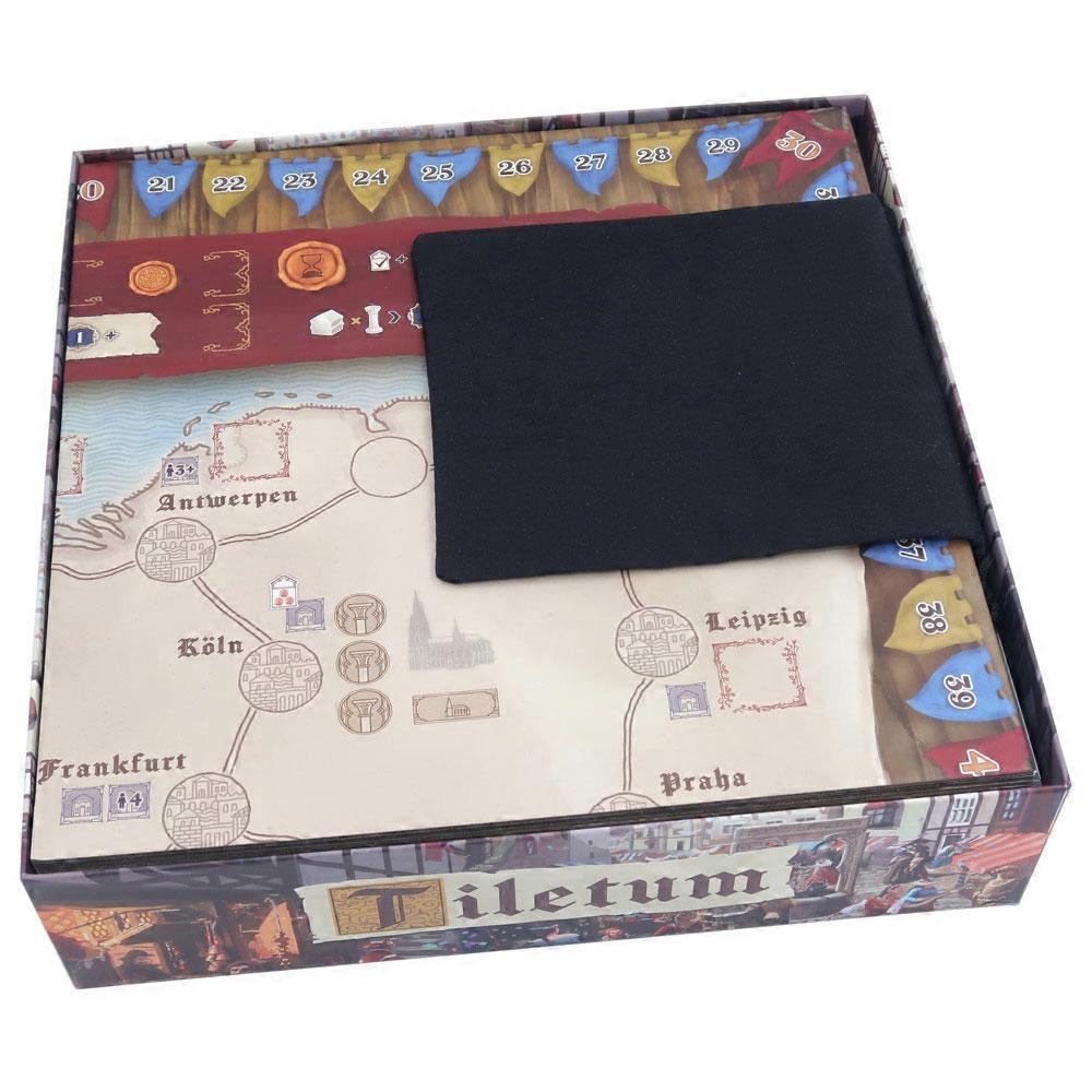 TILETUM Folded Space Game Insert Provides Efficient Storage & Improved Gameplay
