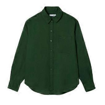 Lacoste Womens/Ladies Lyocell Oversized Shirt