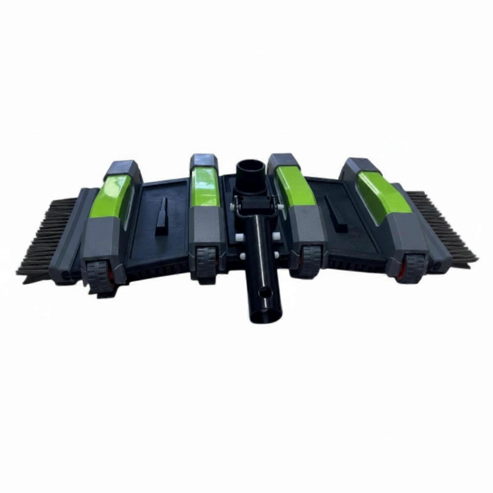 Pool Vacuum Head with Multi-Directional Brushes Smooth-Rolling