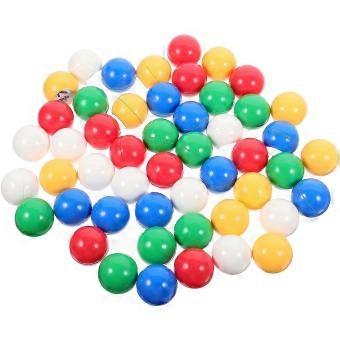 50pcs vindu nummer lotteri baller aktivitet lotteri baller farget lotteri baller