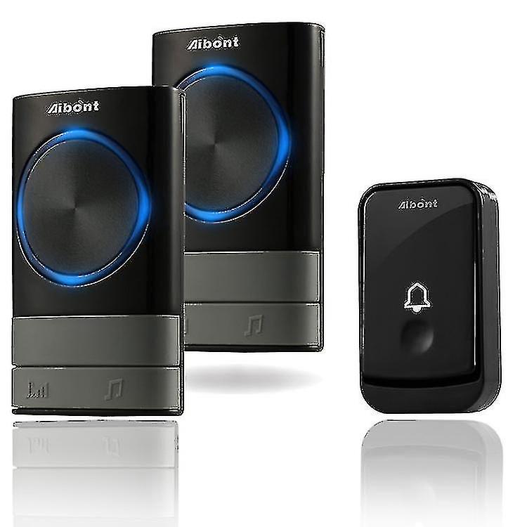 Wireless Doorbell, Adjustable Volume, Moisture-proof And Rust-proof (b)