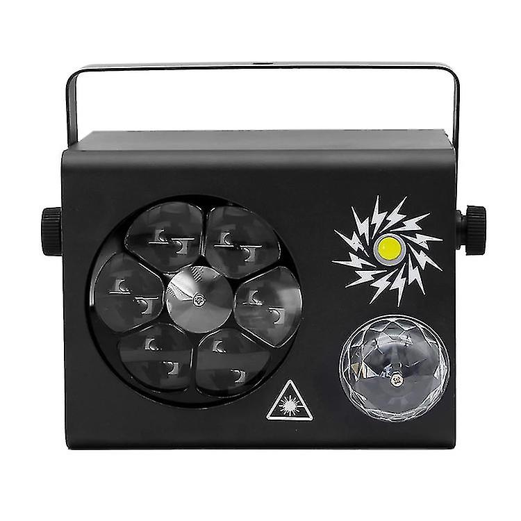 4 In 1 Rgb Led Gobo Magic Ball Strobe 16 Red Green Laser Patterns Projector Dmx Stage Lighting Effect Disco Dj Party Lights