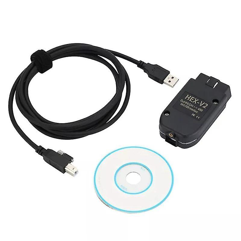 For COM 22.3 OBD2-skanner Hex V2 USB for Golf A6 Ubegrenset VIN ATmega162 + 16v8 +FT232RQ