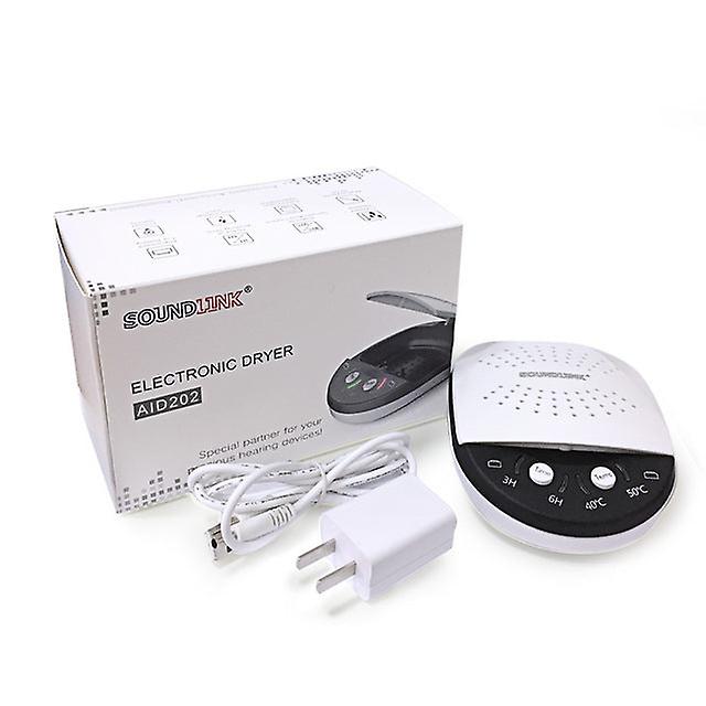 Hearing Aid Dehumidifier Electronic Drying Case Dryer Dry Box With 3/6 Hour Timer Aid202