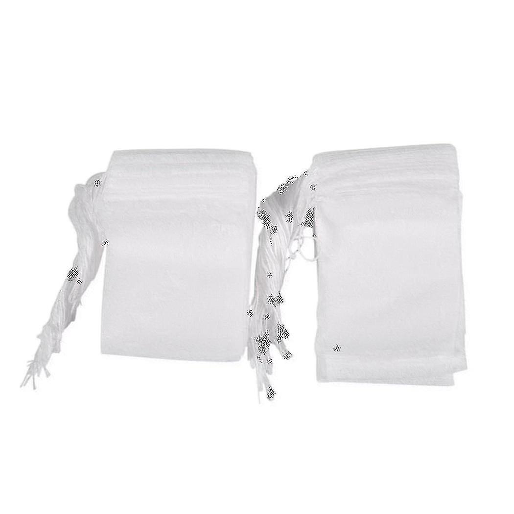 Vktech 100 Pcs Disposable Empty Tea Bag String Heat Seal Filter Paper