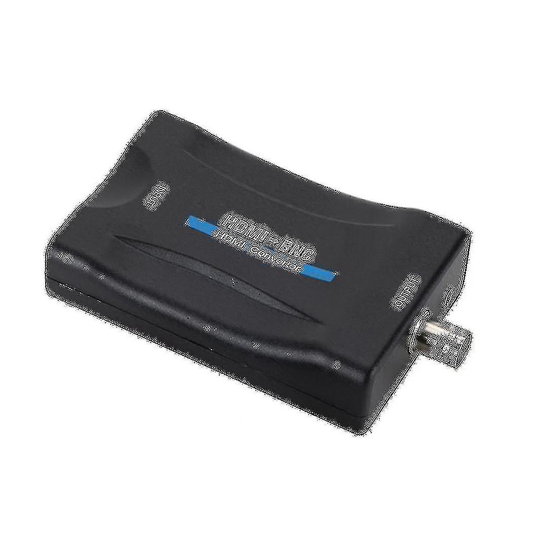 2x To Bnc Video Audio Converter Adapter Compatible Pal/ntsc With Usb Power Cord