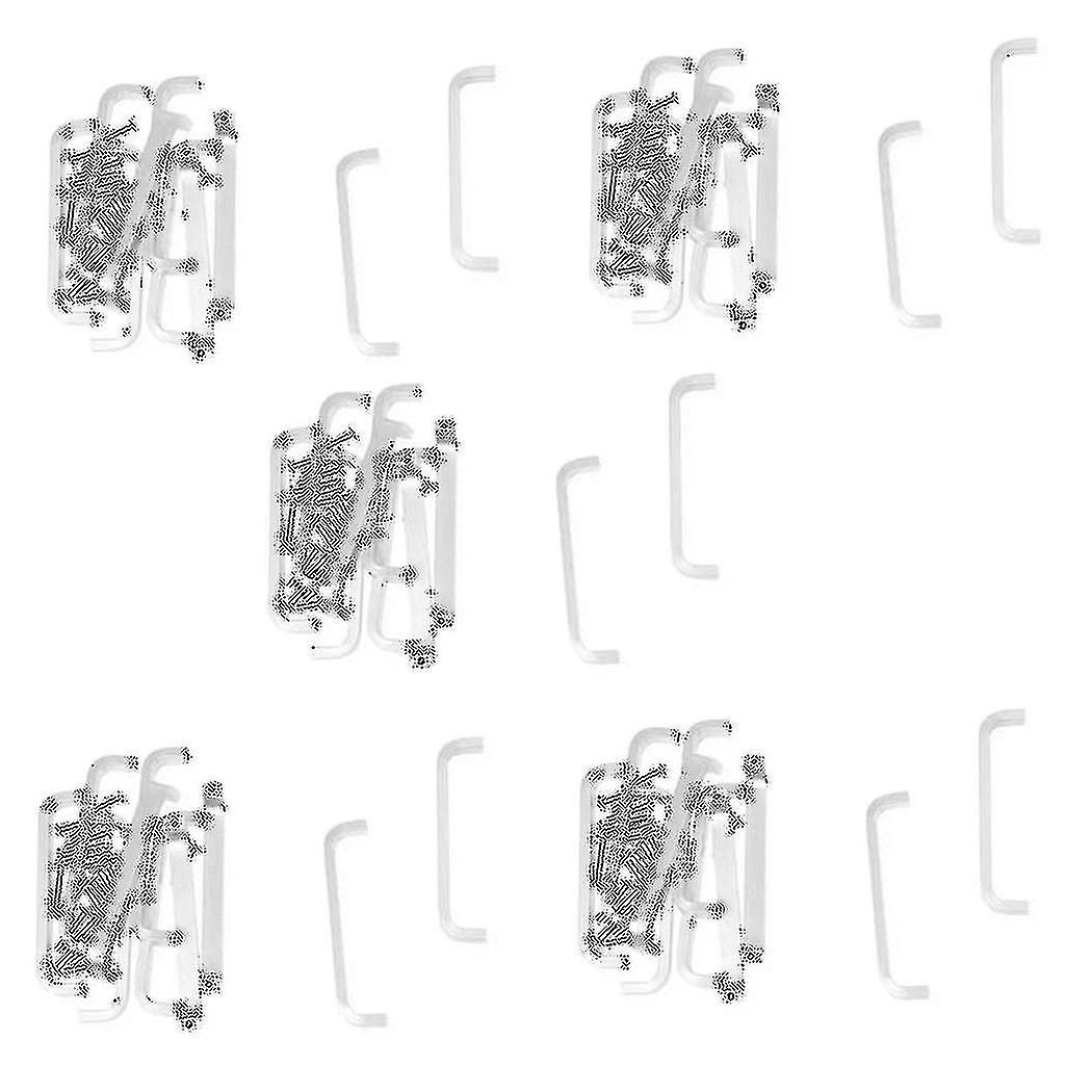 50x Door Drawer Pull Knob Cabinet Handle Hardware - Matte Silvery