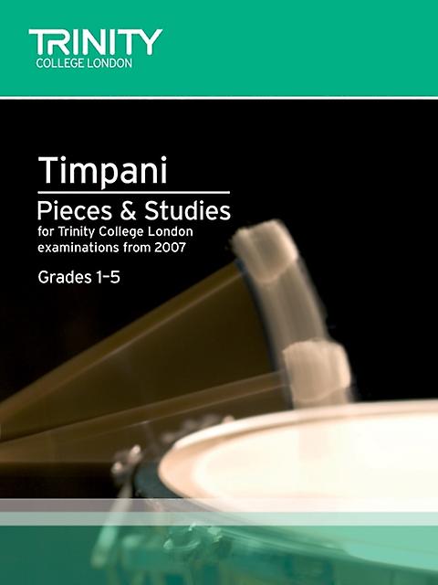Timpani Pieces Amp Studies Grades 15 by Trinity Guildhall Sheet music Book