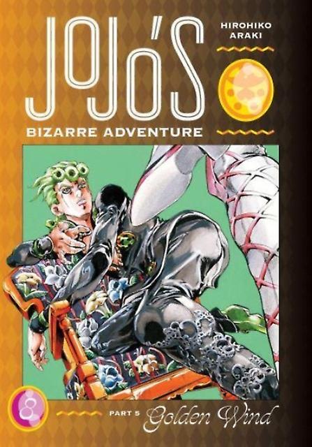 Jojos Bizarre Adventure Part 5golden Wind Vol. 8 by Hirohiko Araki Hardback Book