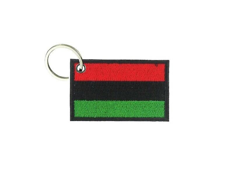 Cle Cles Key Brode Patch Ecusson Flag Afro American Pan-African Flag
