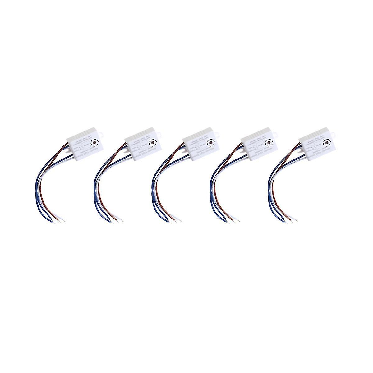 5pc Capteur de contrôle du son Smart Switches Module Détecteur Capteur vocal Intelligent Auto On Off Light