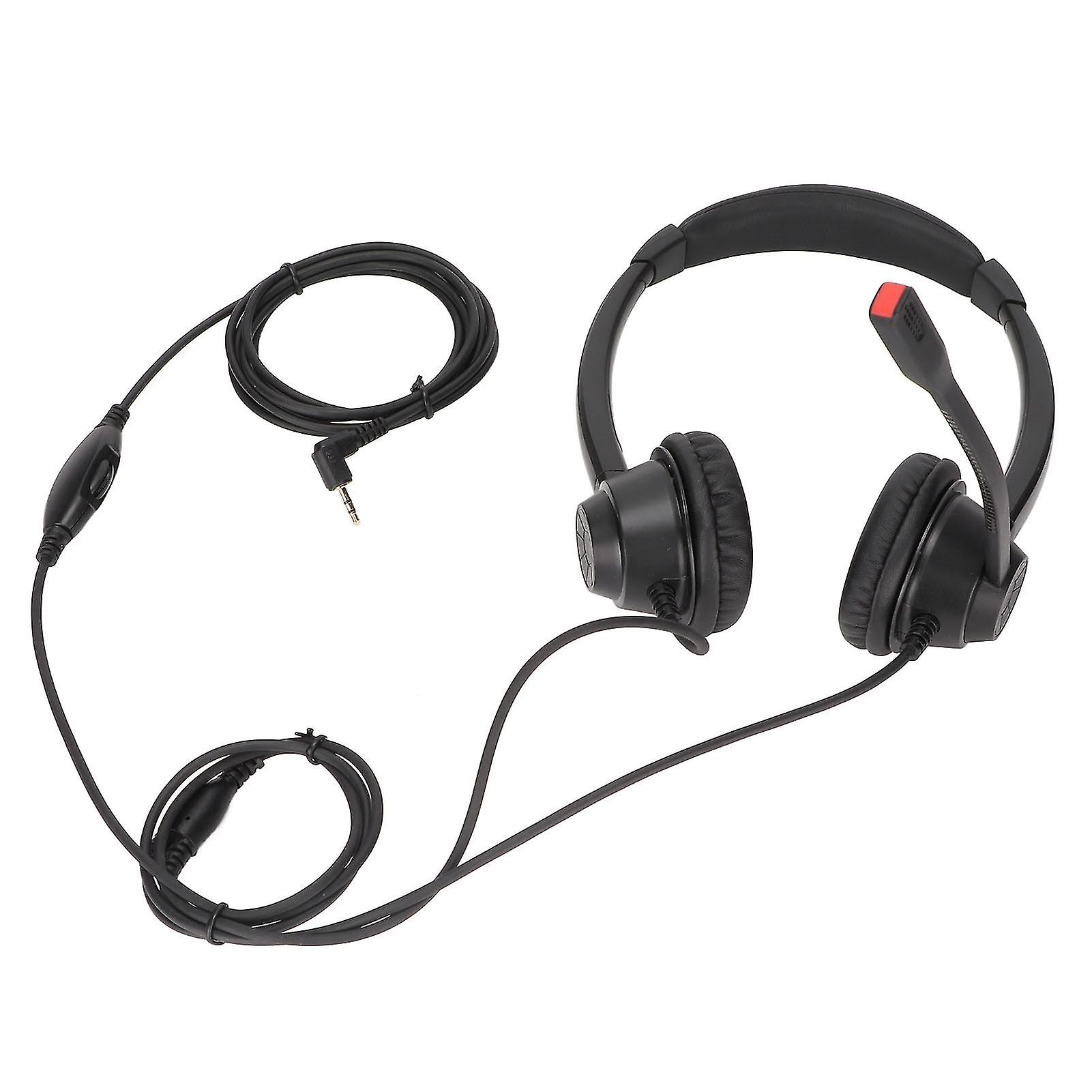Durable Design Binaural Corded Stereo Usb Headset With Tangle Free Braided Cable And Noise Cancelling Mic, Inline Controls Ensure Ease Of Use And
