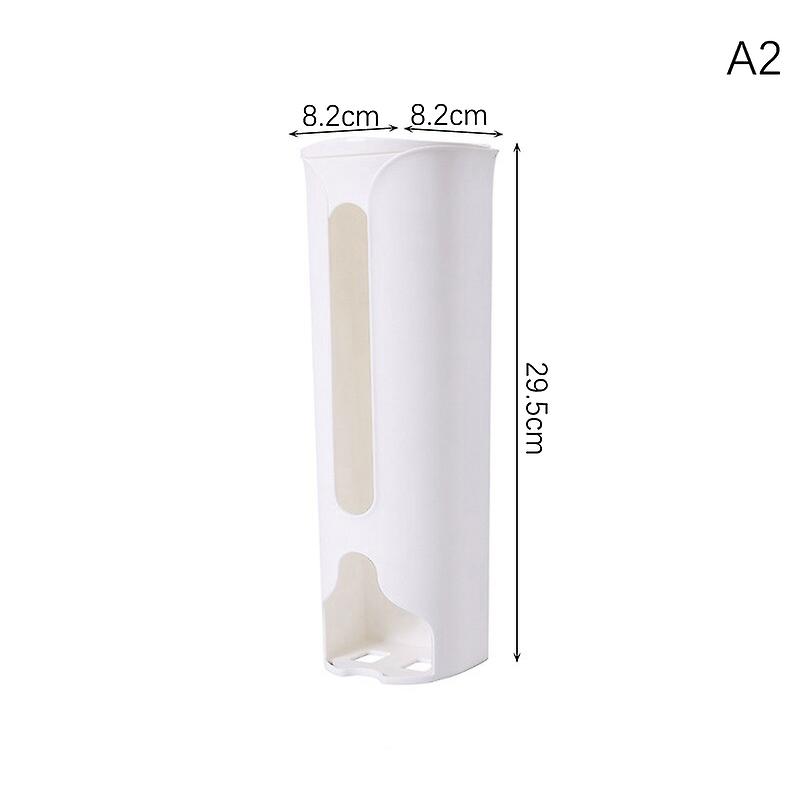 Kitchen Plastic Bag Storage Rack Wall Hanging Bathroom Garbage Bag Storage Box