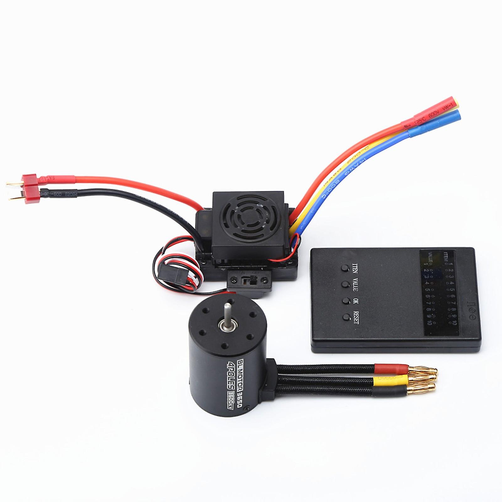 Brushless Motor With 60a Esc & Programmer Card Combo