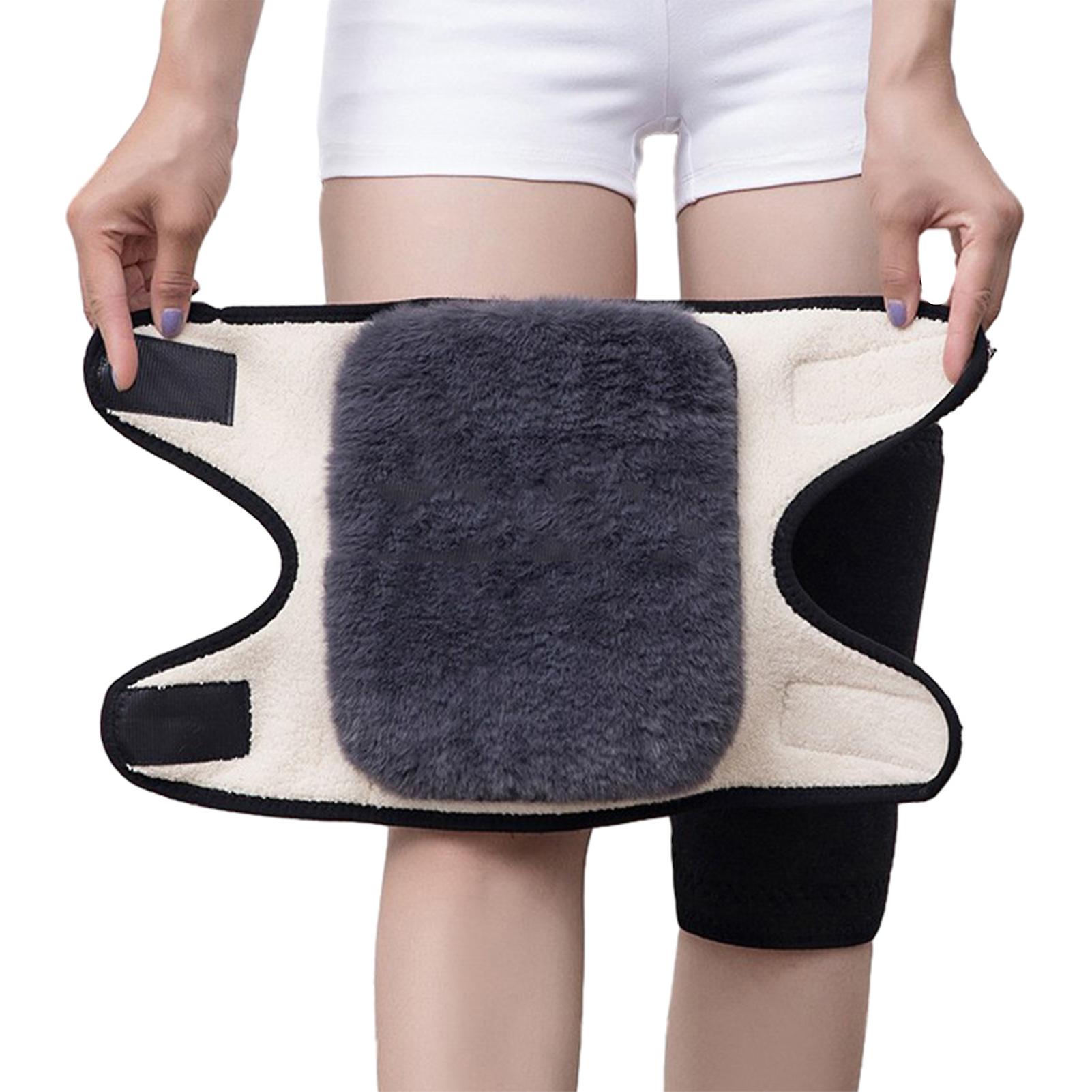 Thickened Velvets Warm Knee Braces Soft Skin-friendly Knee Warmer for Home Bedroom