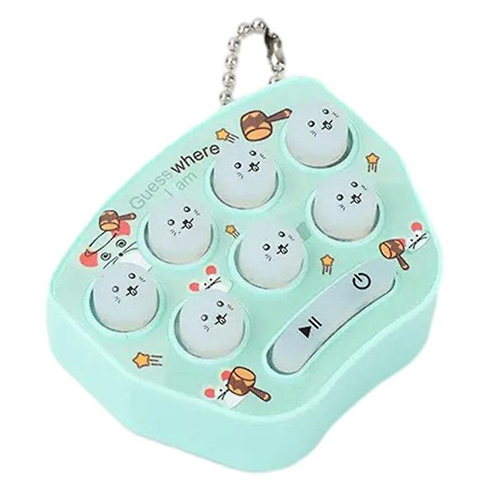 Whack A Mole Game Keychain Mini Decompression Keychain Led Electronic Game Toy,perfect Glow Keychain For Stress Relief And Fun