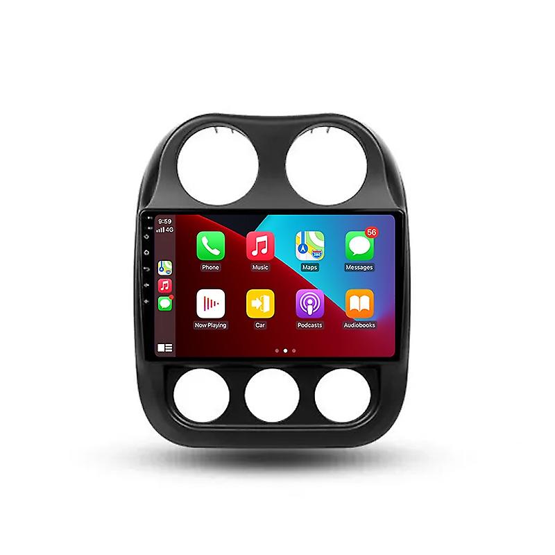 Wireless CarPlay Android Auto Radio for Jeep Compass 1 MK 2009 - 2015 Car Multimedia GPS 2din