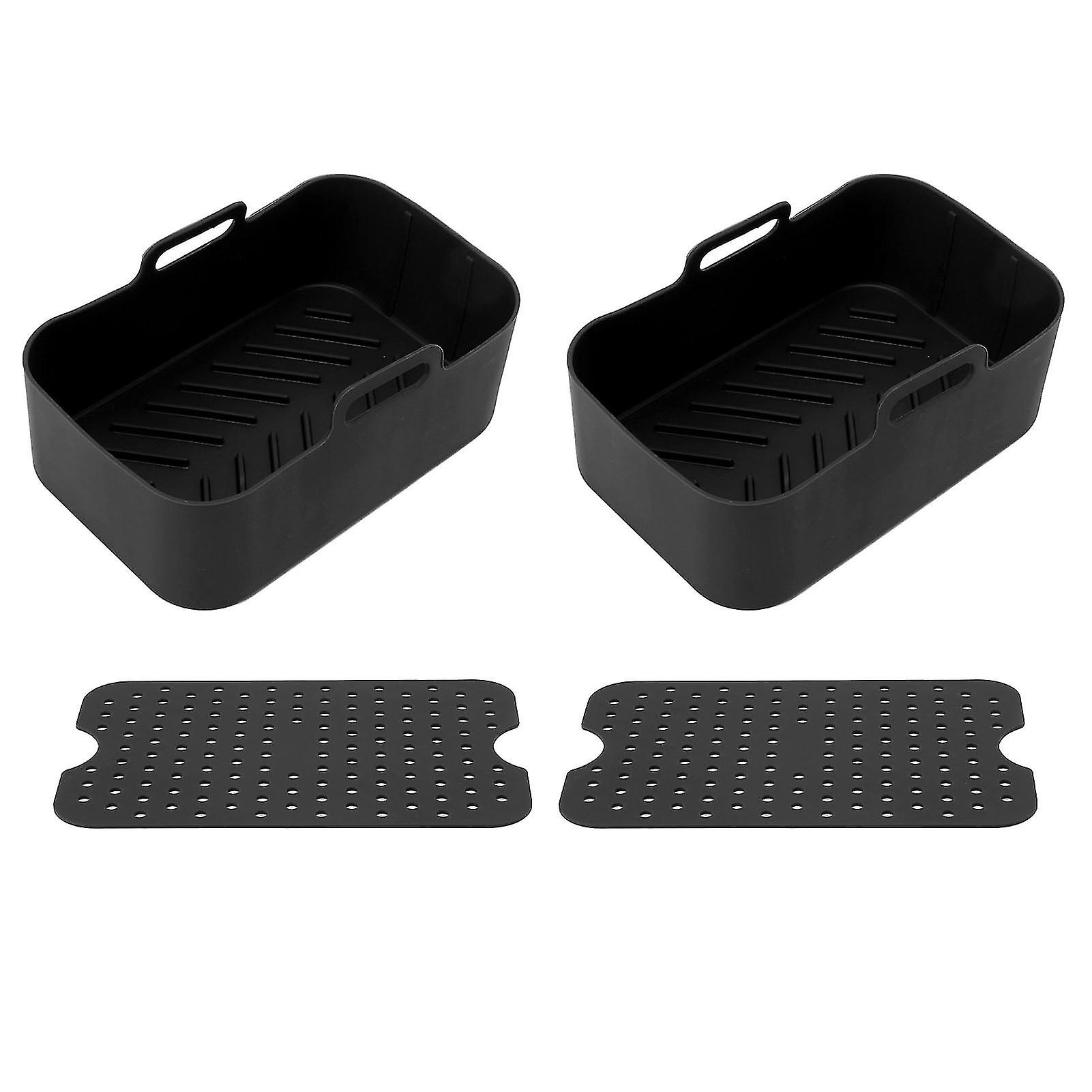 Kitchen Fryer Basket, Mat, Silicone, Non Stick