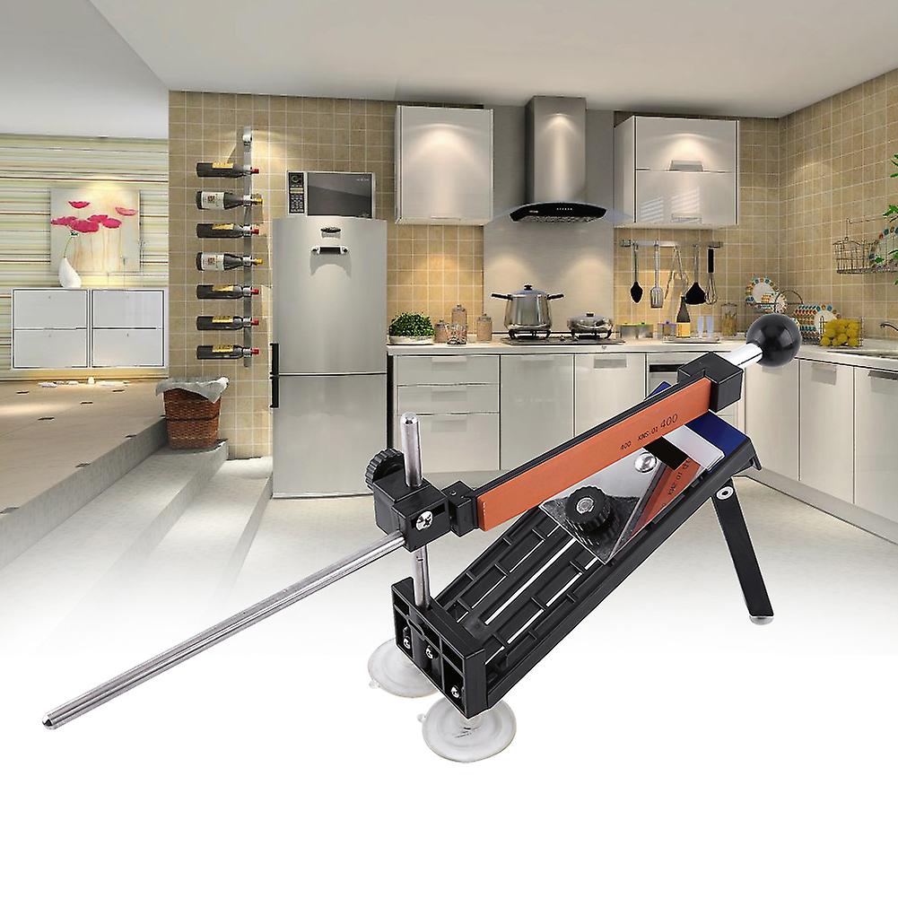 Professional Kitchen Knife Sharpener System with 4 Stones, 44cm