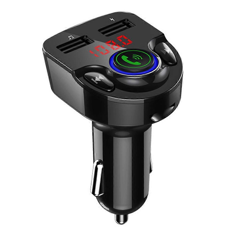 G32 12-24V Bluetooth FM Handsfree Memory Card MP3 Player A2DP Car AccessoryBlack