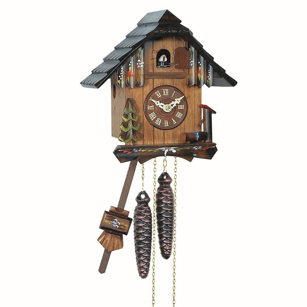 Engstler - 420 Q - Cuckoo Clock - Quartz - Walnut