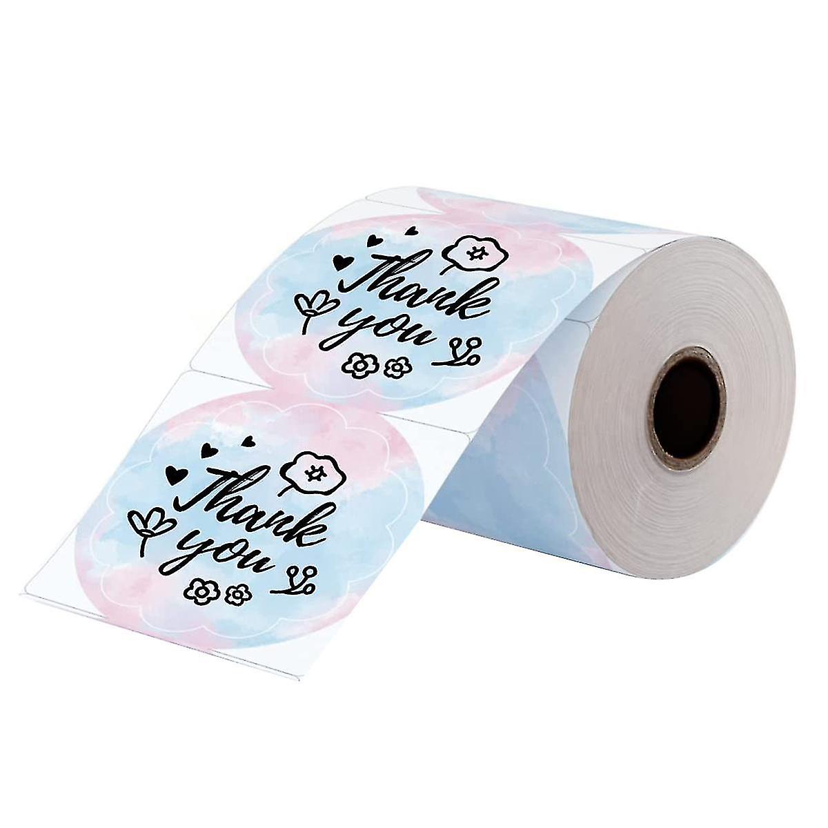 运输标签打印机标签不干胶圆形标签方形标签 DIY 标志设计 2x2 Starrysky 圆形 -500 件