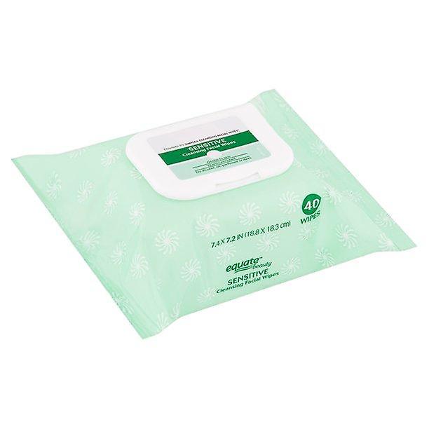 Equate Beauty Sensitive Makeup Remover Wipes, 40 Count