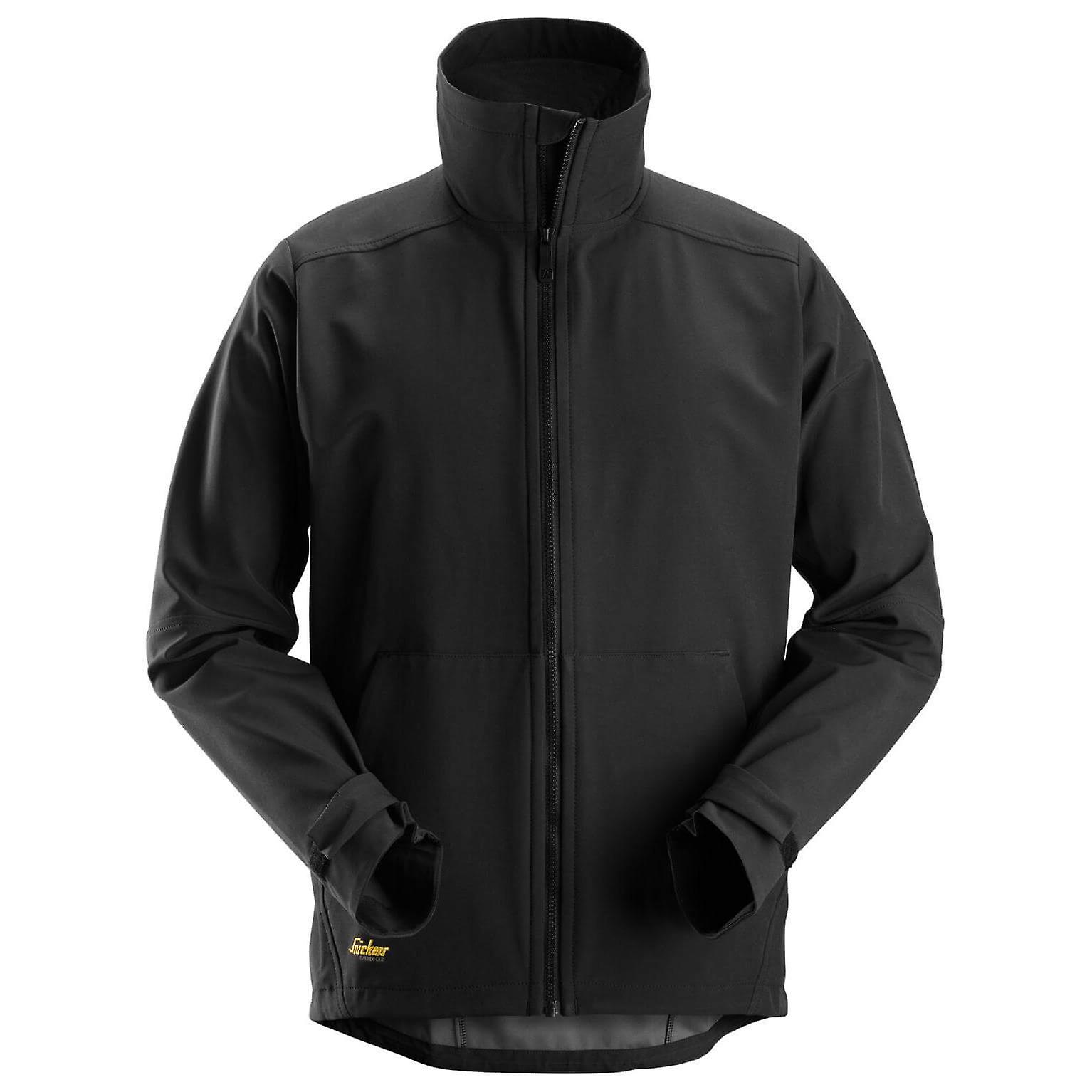 Snickers 1205 Allroundwork Windproof Soft Shell Jacket Black Navy Grey