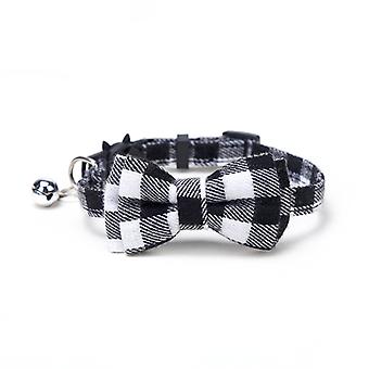 Cute Cat Collar Bow Tie, Black