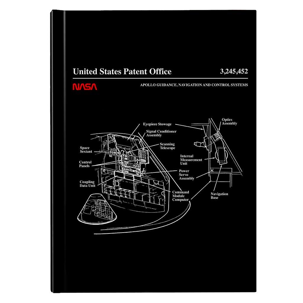 NASA Apollo Control Systems Blueprint Hardback Journal