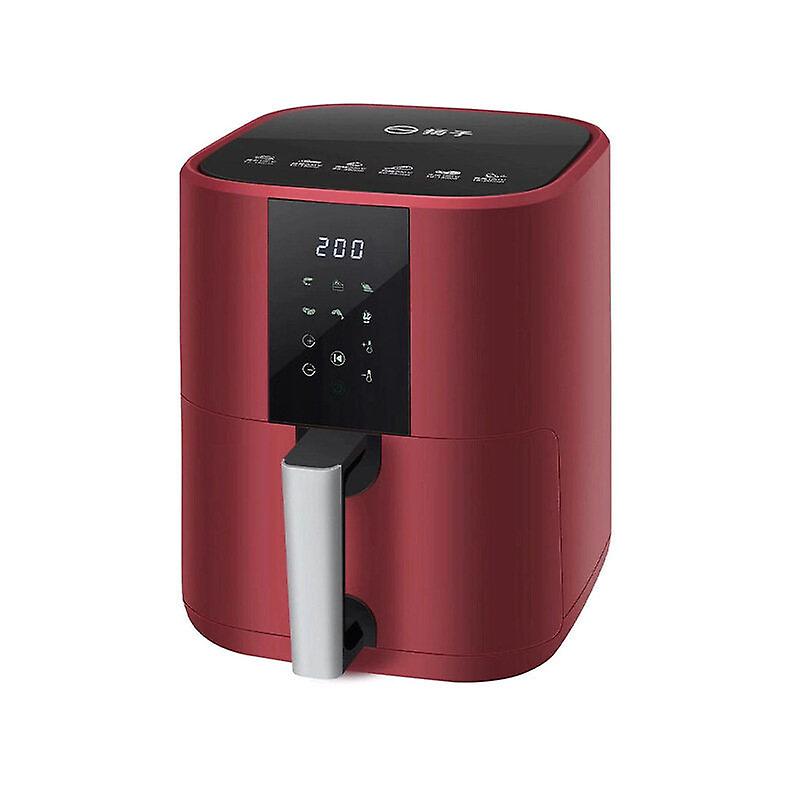 1350W 5l Air Fryer Oil Free Double Button Timing Tempering 360 Cycle Heating Intelligent Protection As Bread Maker Microwave Oven