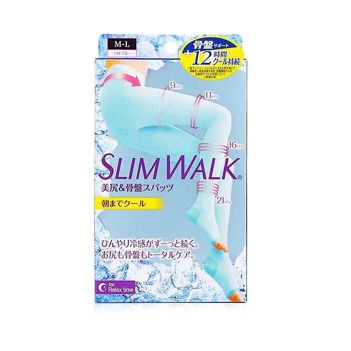 Slimwalk Cooling Compression Sleep Pantyhose - # Light Blue (size: M-l) 1pair